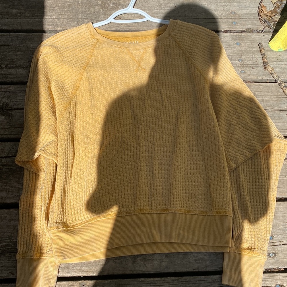 Time and tru Womens yellow sweater